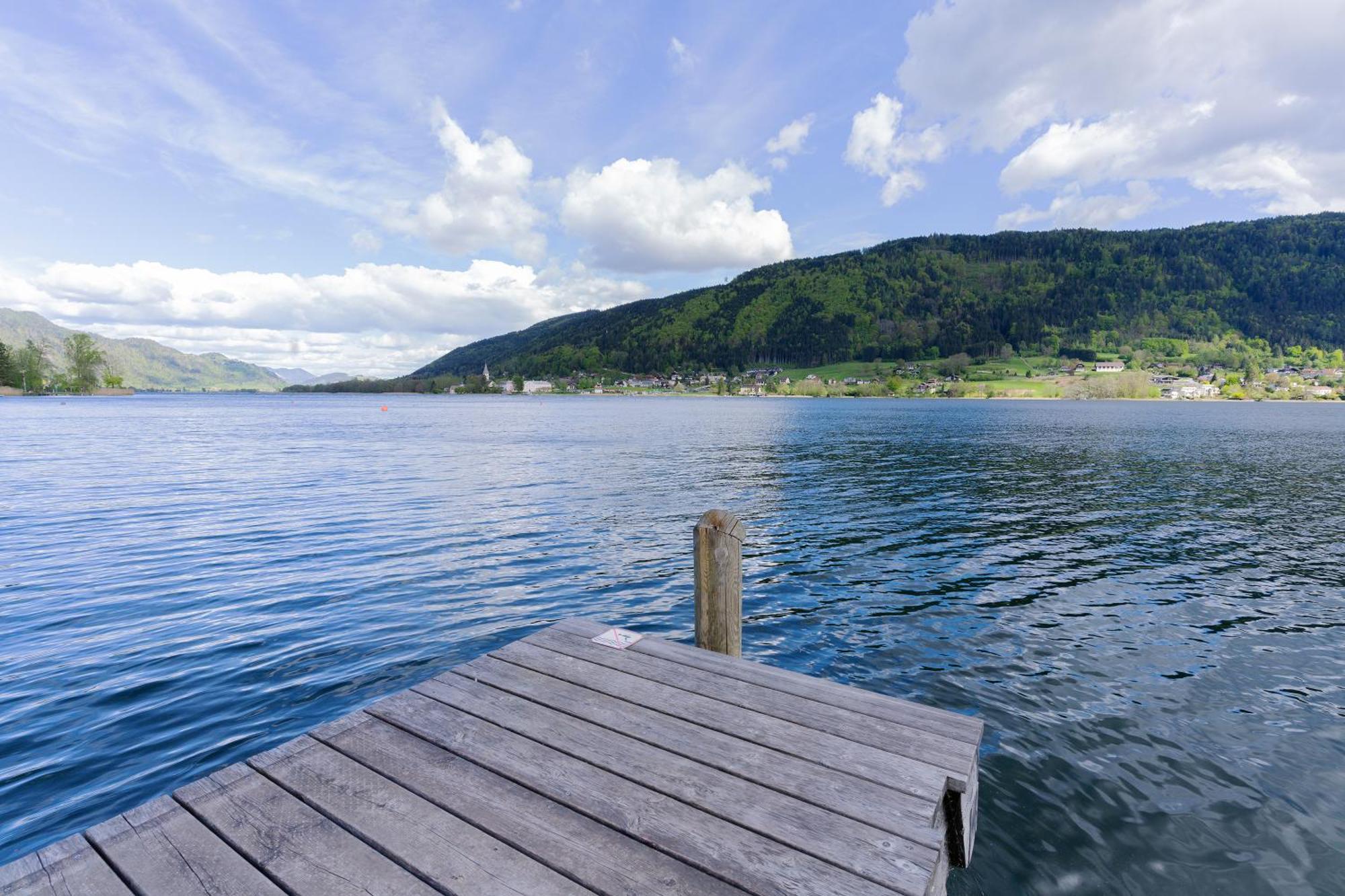 Ct-Gold Penthouse Bodensdorf Amatera Privater Seezugang Hallenbad, Skiarena Gerlitzen ภายนอก รูปภาพ